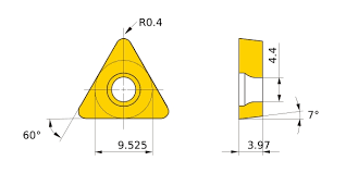 TCMT16T304 Inserti per tornitura 10 pezzi